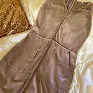 Suede Dress